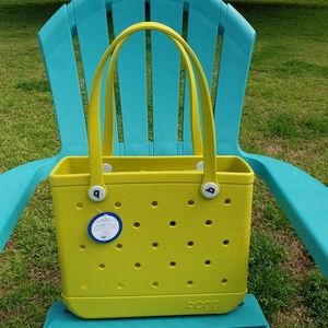 Small Chartreuse Bogg Bag